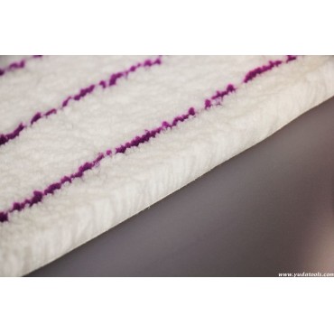 Cubierta de rodillo con rayas violetas de microfibra YUDA FB 010